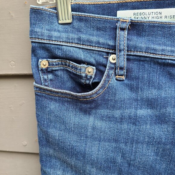 Gap 1969 Resolution True Skinny High Rise Jeans size 29 - Picture 11 of 11
